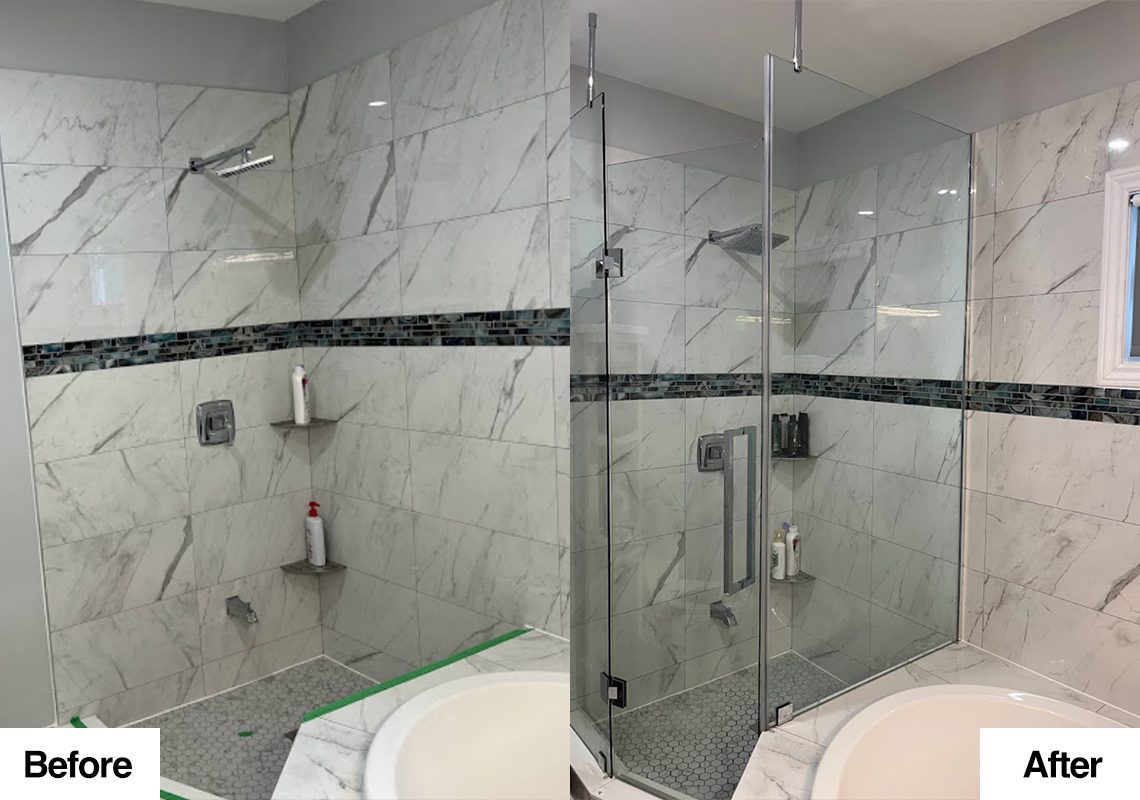 SHOWER GLASS INSTALLATION TORONTO, ETOBICOKE - TOBASA GLASS